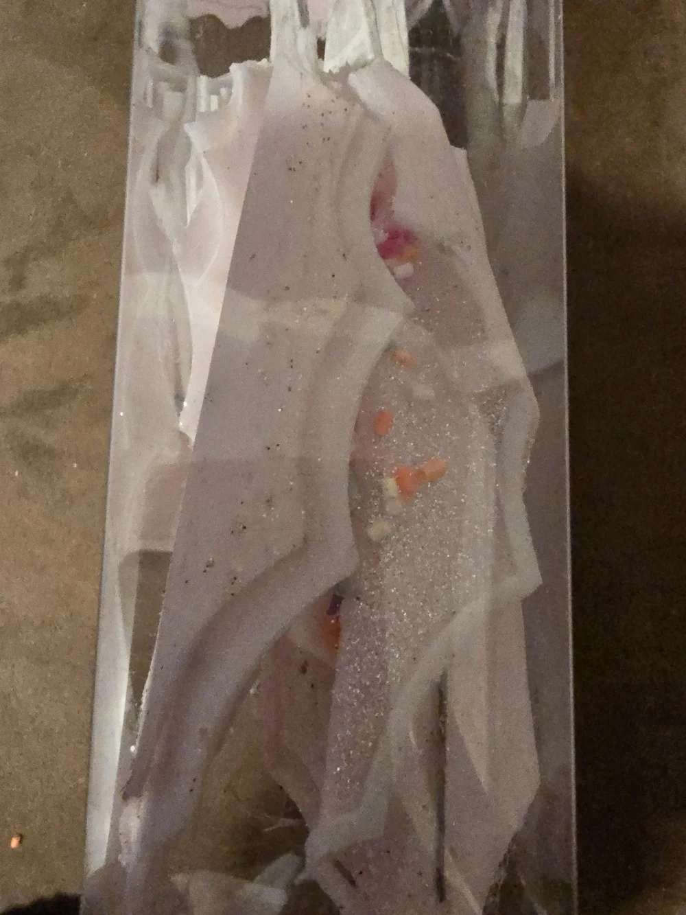 Pink Glitter Holiday Poinsettia Stem with Pom Berry Accents. 6 Pieces. NWT.